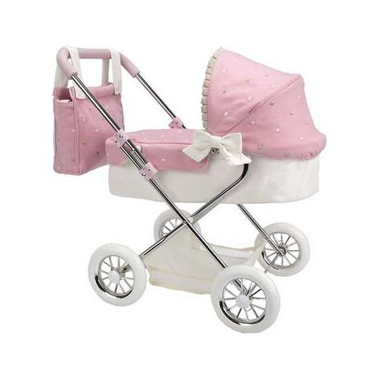 COCHE CAPOTA REBORN DE PARIS 37X56X56 CM C/BOLSO (ALTURA MANILLAR: 55 CM) image 0