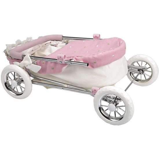 COCHE CAPOTA REBORN DE PARIS 37X56X56 CM C/BOLSO (ALTURA MANILLAR: 55 CM) image 3