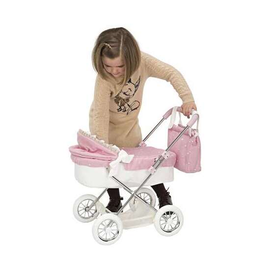COCHE CAPOTA REBORN DE PARIS 37X56X56 CM C/BOLSO (ALTURA MANILLAR: 55 CM) image 5