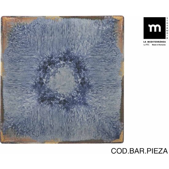 PLATO LLANO 24X24 CM AELIA ELITE BRILLO image 0