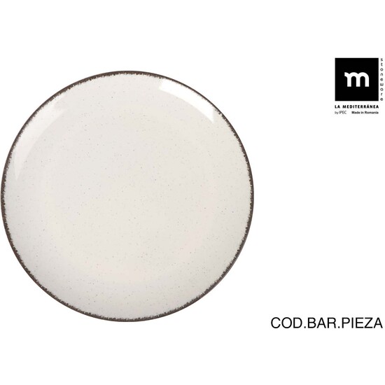 PLATO LLANO Ø26 CM ANLLO MONACO BRILLO image 0