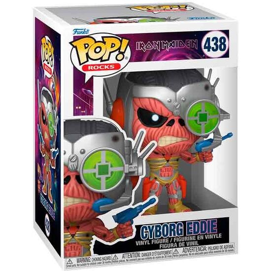 FIGURA POP IRON MAIDEN CYBORG EDDIE image 1