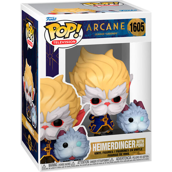 FIGURA POP LEAGUE OF LEGENDS ARCANE HEIMERDINGER WITH PORO image 1