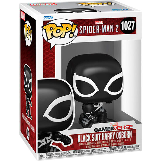 FIGURA POP MAVEL SPIDER-MAN 2 BLACK SUIT HARRY OSBORN image 0
