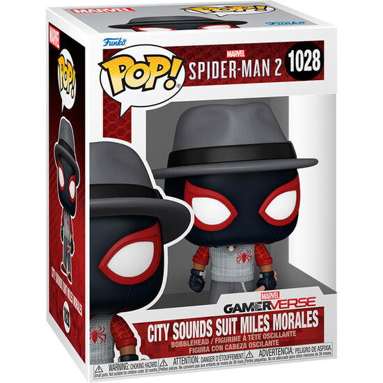 FIGURA POP MARVEL SPIDER-MAN 2 CITY SOUNDS SUIT MILES MORALES image 0