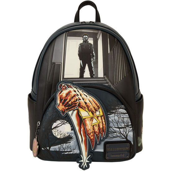 MOCHILA MICHAEL MYERS HALLOWEEN LOUNGEFLY 26CM image 0