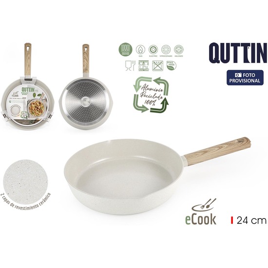 SARTEN 24CM ECOOK QUTTIN image 0
