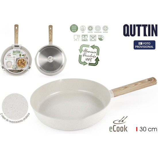 SARTEN 30CM ECOOK QUTTIN image 0