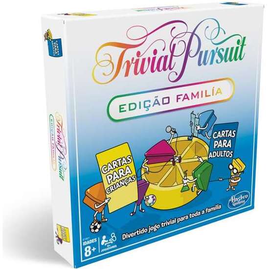 TRIVIAL PURSUIT EDICIÓN FAMILIA (EN PORTUGUÉS) image 0