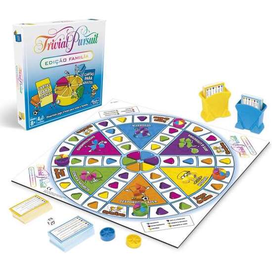 TRIVIAL PURSUIT EDICIÓN FAMILIA (EN PORTUGUÉS) image 1