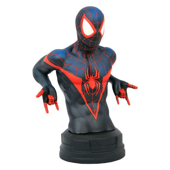 BUSTO MILES MORALES SPIDERMAN MARVEL 18CM image 0