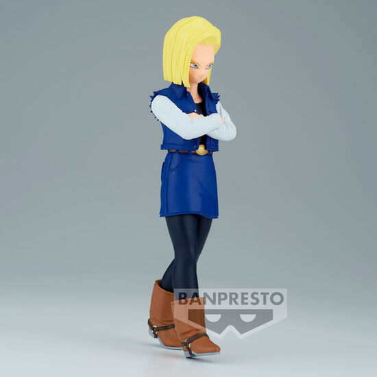 FIGURA ANDROID 18 SOLID EDGE WORK DRAGON BALL Z 17CM image 1