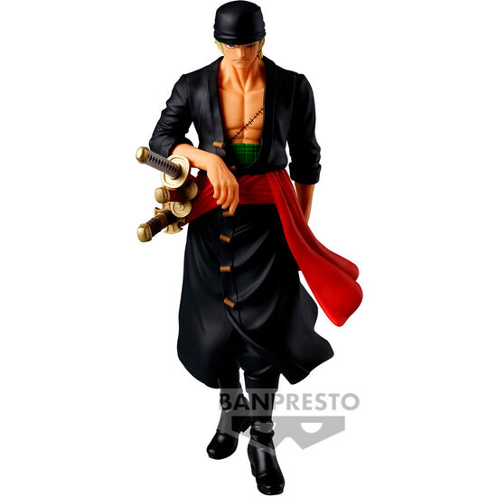 FIGURA RORONOA ZORO THE SHUKKO ONE PIECE 17CM image 0