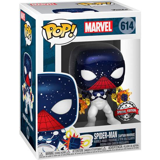 FIGURA POP MARVEL SPIDER-MAN CAPTAIN UNIVERSE EXCLUSIVE image 0