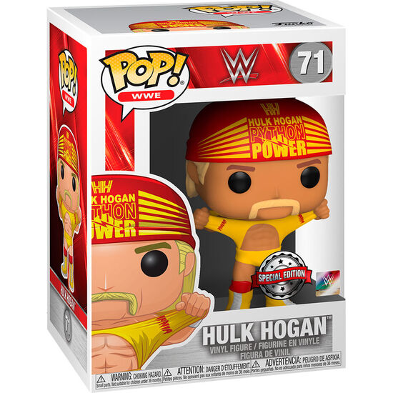 FIGURA POP WWE HULK HOGAN EXCLUSIVE image 0