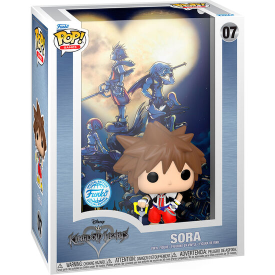 FIGURA POP GAME COVER KINGDOM HEARTS SORA EXCLUSIVE image 0