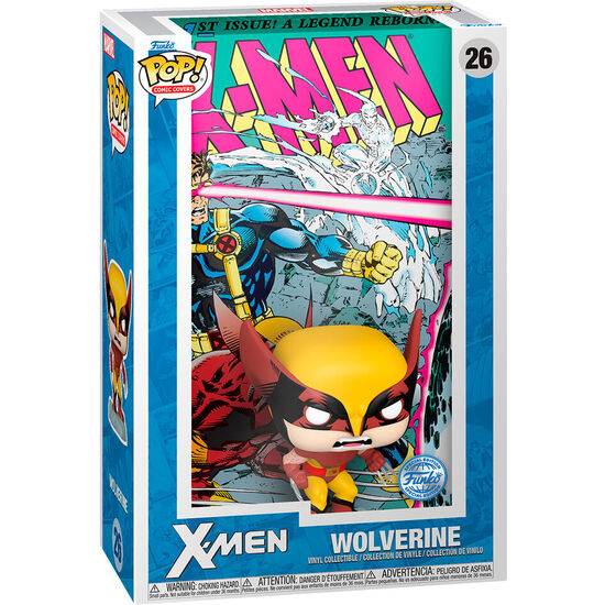 FIGURA POP COMIC COVER MARVEL X-MEN WOLVERINE EXCLUSIVE image 0