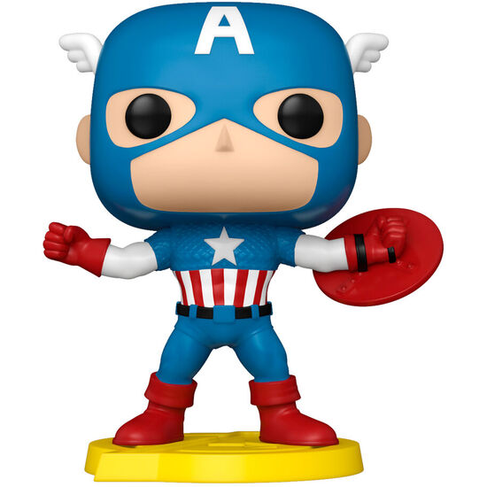 FIGURA POP COMIC COVER MARVEL LOS VENGADORES AVENGERS CAPITAN AMERICA EXCLUSIVE image 1