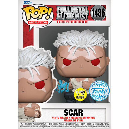 FIGURA POP FULLMETAL ALCHEMIST BROTHERHOOD SCAR EXCLUSIVE image 0