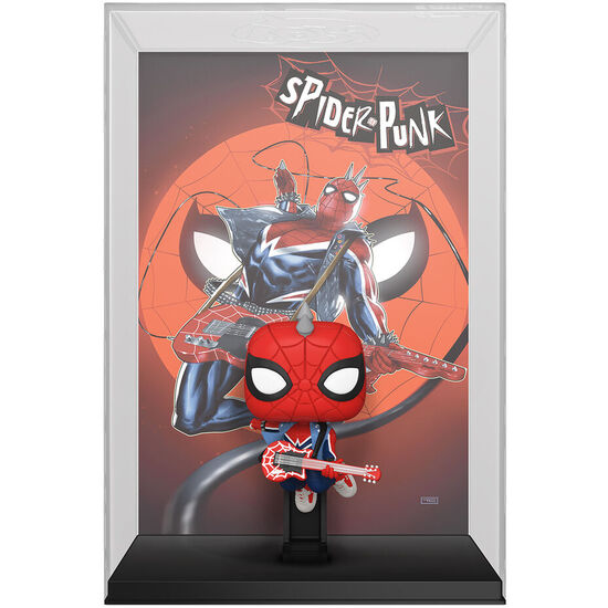 FIGURA POP COMIC COVER MARVEL SPIDER-PUNK EXCLUSIVE image 0
