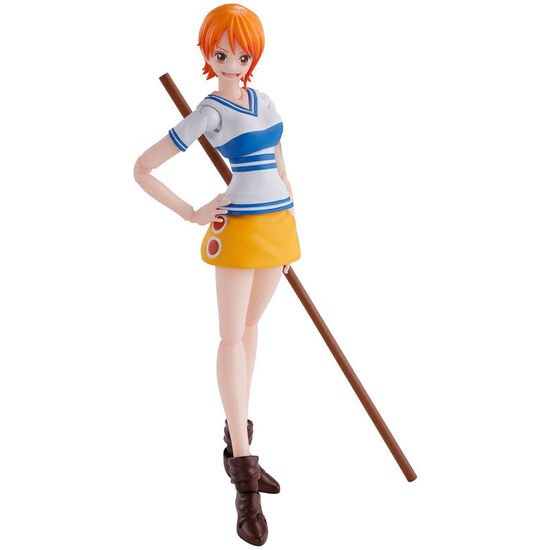FIGURA S.H FIGUARTS NAMI ROMANCE DAWN ONE PIECE 14CM image 0