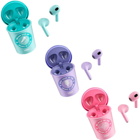 AURICULARES INALAMBRICOS VASO WOW GENERATION SURTIDO image 0