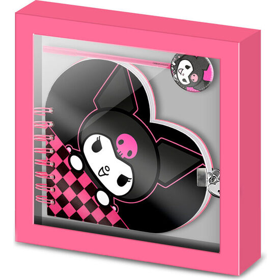 SET DIARIO + BOLIGRAFO KUROMI HELLO KITTY image 0