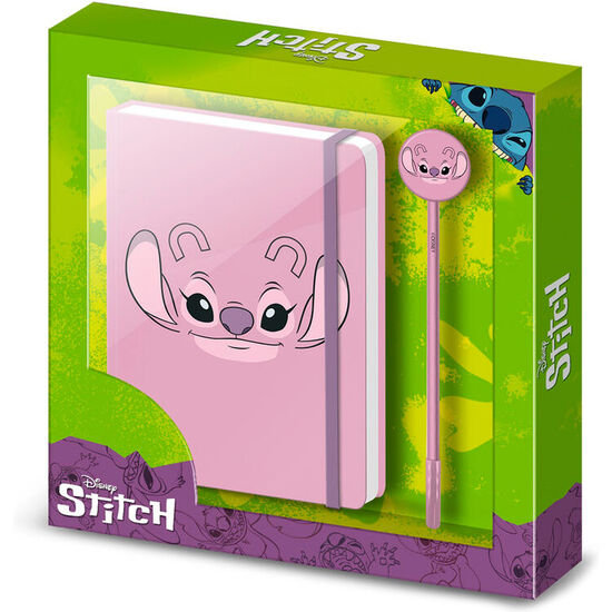 SET DIARIO + BOLIGRAFO ANGEL STITCH DISNEY image 0