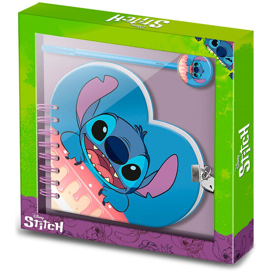 SET DIARIO + BOLIGRAFO CASUAL CAKE STITCH DISNEY image 0
