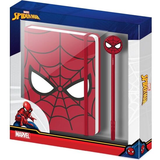 SET DIARIO + BOLIGRAFO SPIDERMAN MARVEL image 0