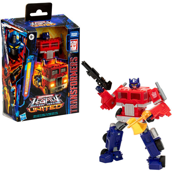 FIGURA GI UNIVERSE OPTIMUS PRIME DELUXE CLASS TRANSFORMERS LEGACY UNITED image 0