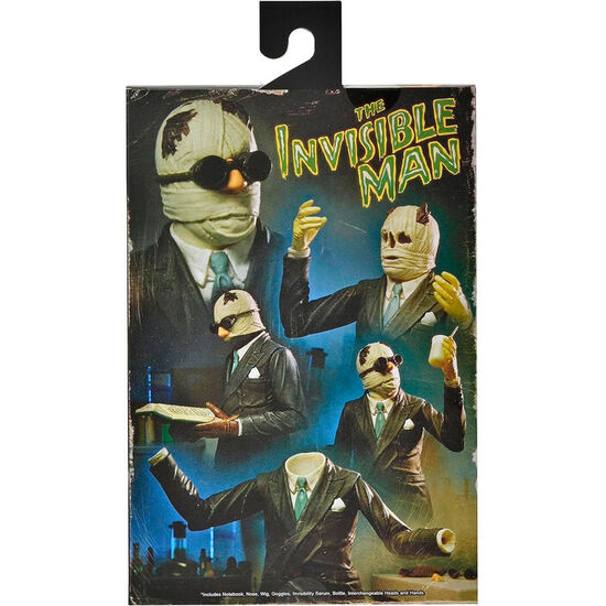FIGURA ULTIMATE HOMBRE INVISIBLE UNIVERSAL MONSTER 18CM image 1