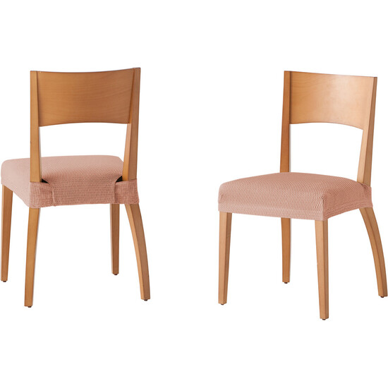 FUNDA SILLA ASIENTO TÚNEZ PACK 6 SALMÓN image 0