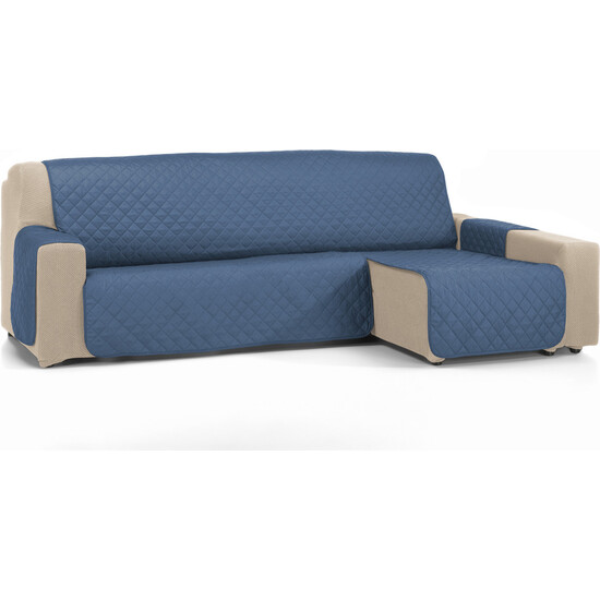 CUBRE CHAISE LONGUE ÁMBAR 200 CM AZUL image 1