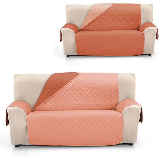 CUBRE SOFÁ ÁMBAR 4 PLAZAS VERDE/BOTELLA image 1