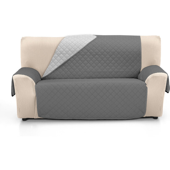 CUBRE SOFÁ ÁMBAR 4 PLAZAS XL GRIS/ANTRACITA image 0