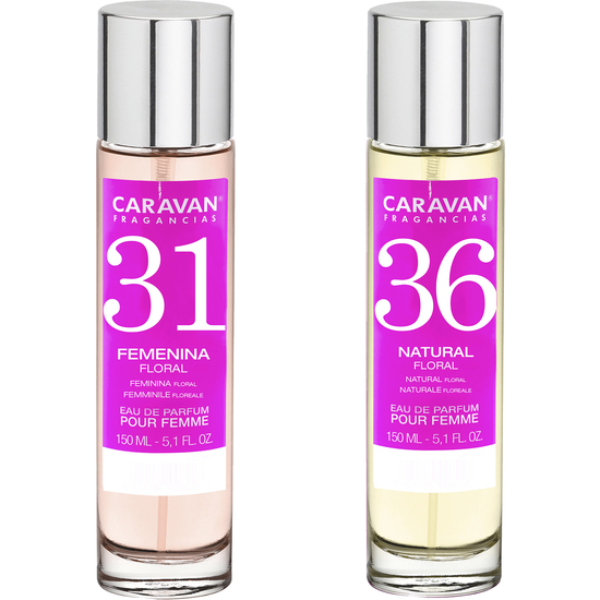 SET DE 2 PERFUMES CARAVAN PARA MUJER Nº36 Y Nº 31 image 0