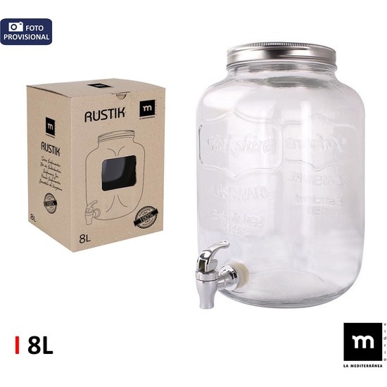8L. JUG DISPENSER MEDITERRANEA image 0