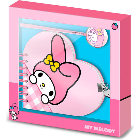 SET DIARIO + BOLIGRAFO MY MELODY HELLO KITTY image 0