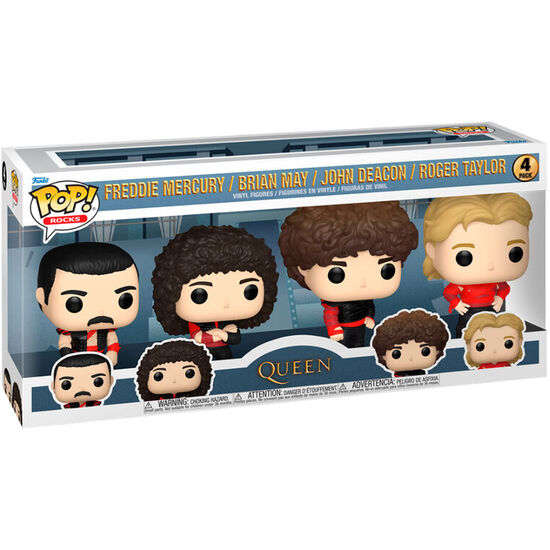 BLISTER 4 FIGURAS POP QUEEN image 0