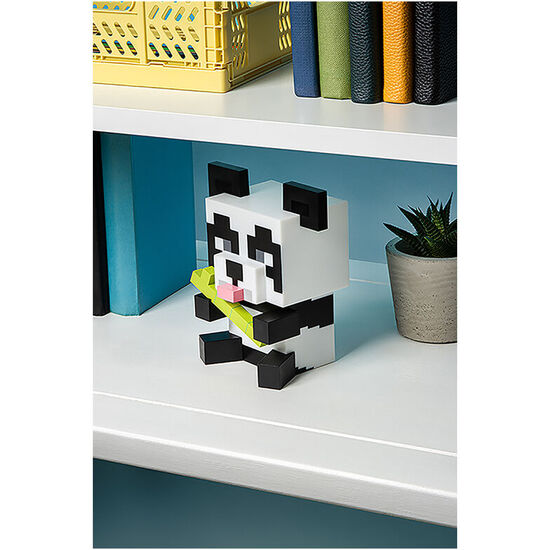 LAMPARA PANDA MINECRAFT 15CM image 1
