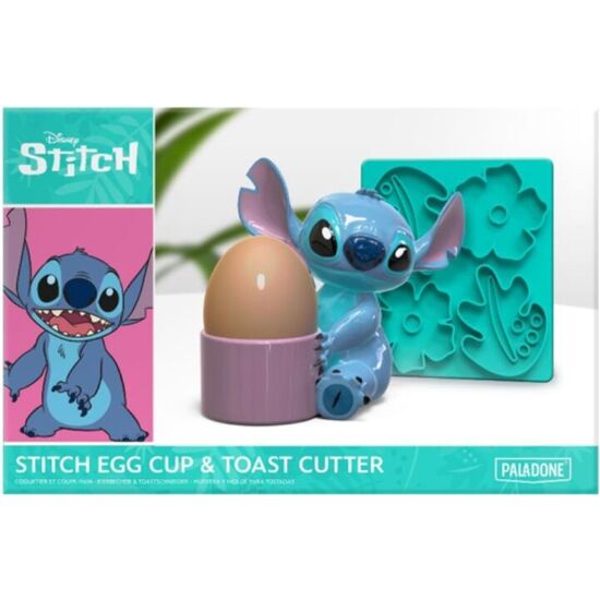 SET DE HUEVERA Y MOLDE STITCH DISNEY image 0