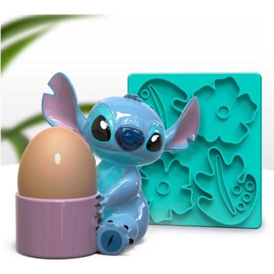 SET DE HUEVERA Y MOLDE STITCH DISNEY image 2