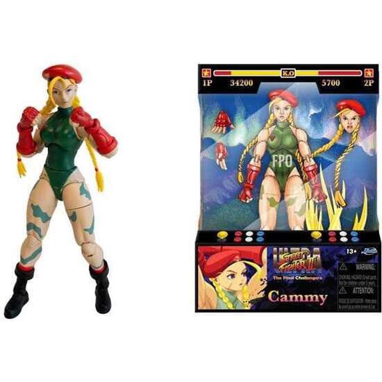 FIGURA STREET FIGHTER II CAMMY 15 CM image 0