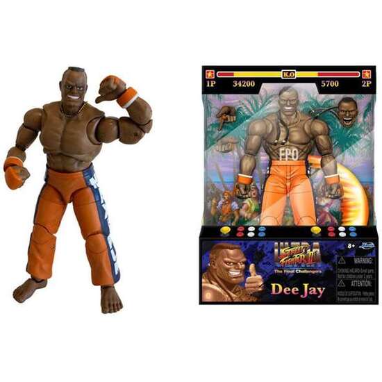 FIGURA STREET FIGHTER II DEE JAY 15 CM image 0