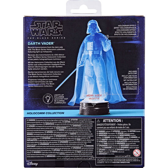 FIGURA DARTH VADER HOLOCOMM COLLECTION STAR WARS 15CM image 2