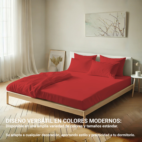 FUNDA ALMOHADA-CUADRANTES ROJO 105 CM image 6