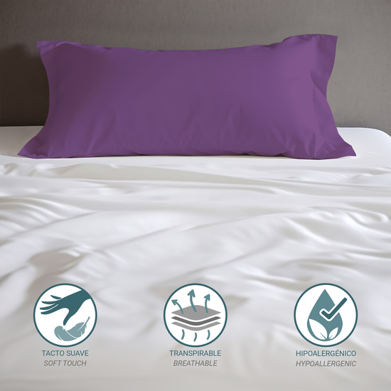 FUNDA ALMOHADA-CUADRANTES LILA 90 CM image 1