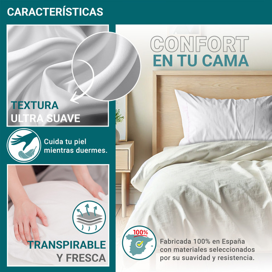 FUNDA ALMOHADA-CUADRANTES BLANCO 105 CM image 3