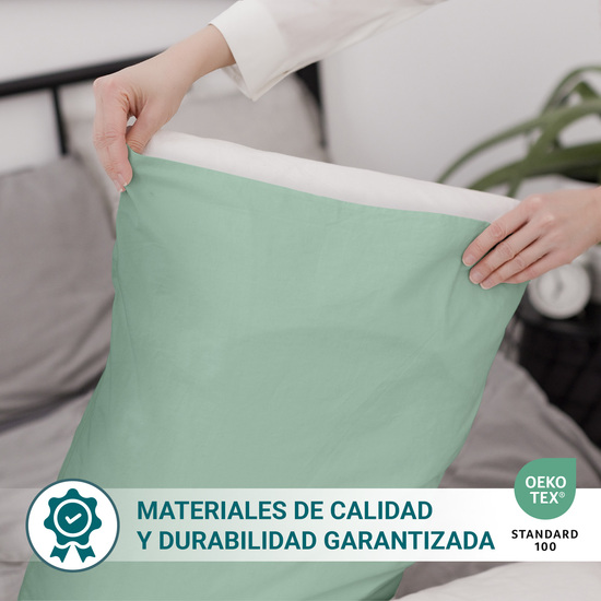 FUNDA ALMOHADA-CUADRANTES VERDE 135 CM image 2